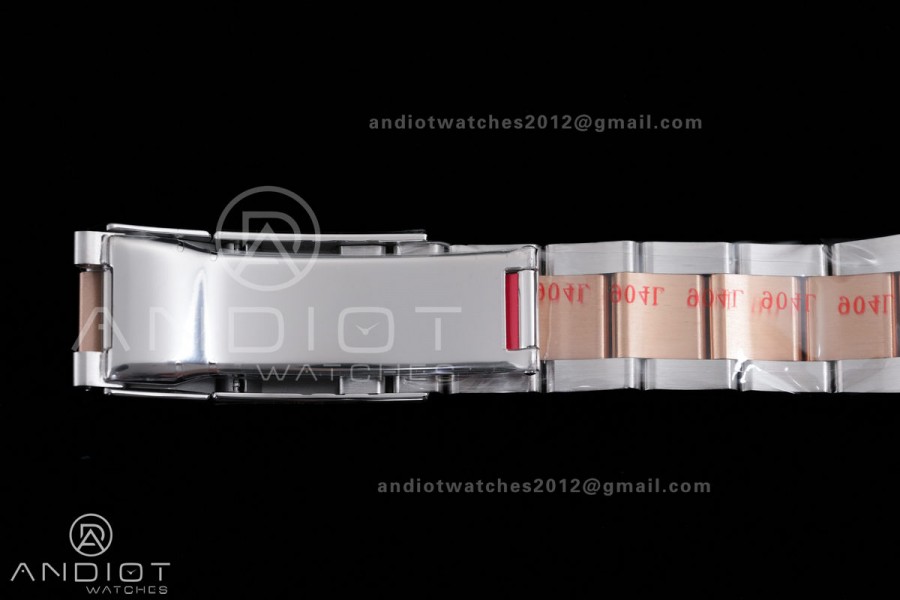 GMT Master II 126711 CHNR 904L SS RCF 1:1 Root Beer Best Edition on SS/RG Bracelet SH3285