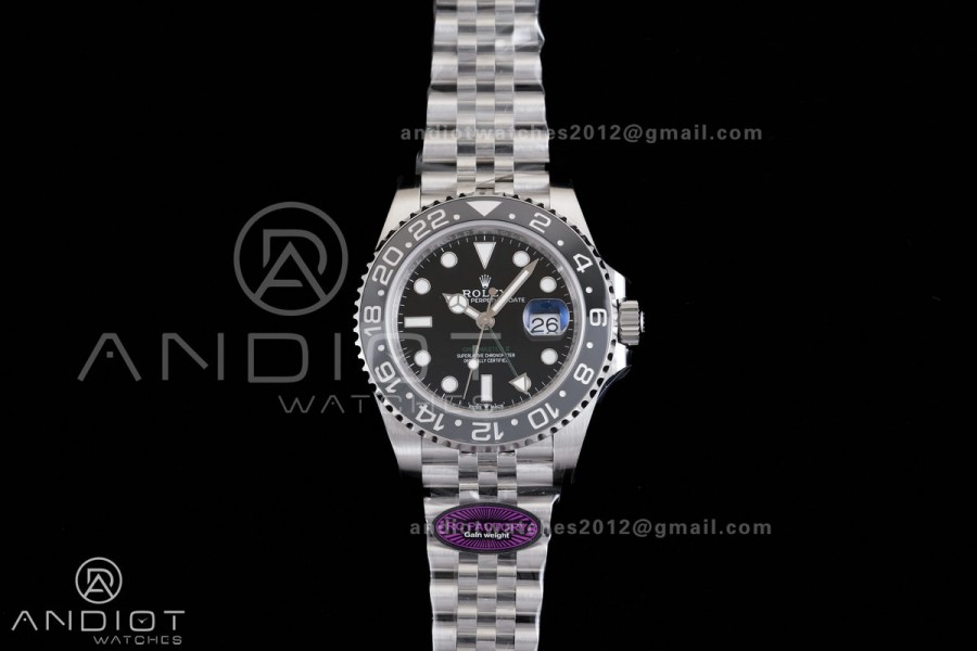 GMT-Master II 126710 GRNR 904L RCF 1:1 Bruce Wayne Best Edition on Jubilee Bracelet SH3285 