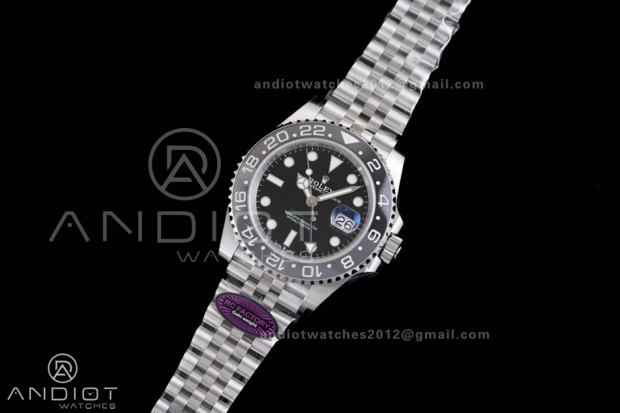 GMT-Master II 126710 GRNR 904L RCF 1:1 Bruce Wayne Best Edition on Jubilee Bracelet SH3285 