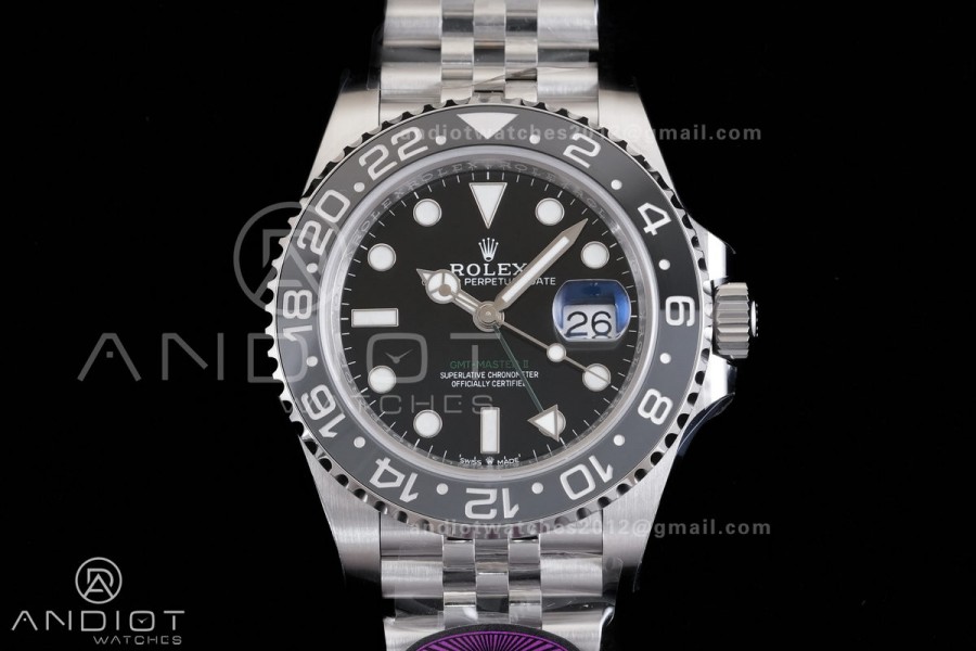 GMT-Master II 126710 GRNR 904L RCF 1:1 Bruce Wayne Best Edition on Jubilee Bracelet SH3285 