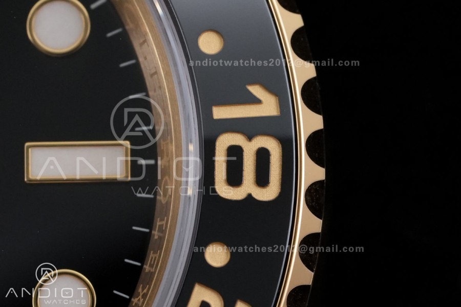 GMT Master II 126718 GRNR 904L SS RCF 1:1 Best Edition on Jubilee Bracelet SH3285