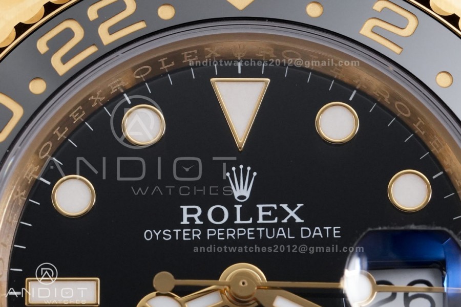 GMT Master II 126718 GRNR 904L SS RCF 1:1 Best Edition on Jubilee Bracelet SH3285