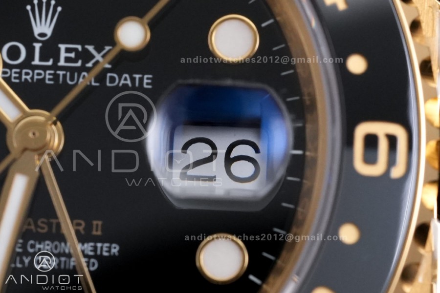 GMT Master II 126718 GRNR 904L SS RCF 1:1 Best Edition on Jubilee Bracelet SH3285