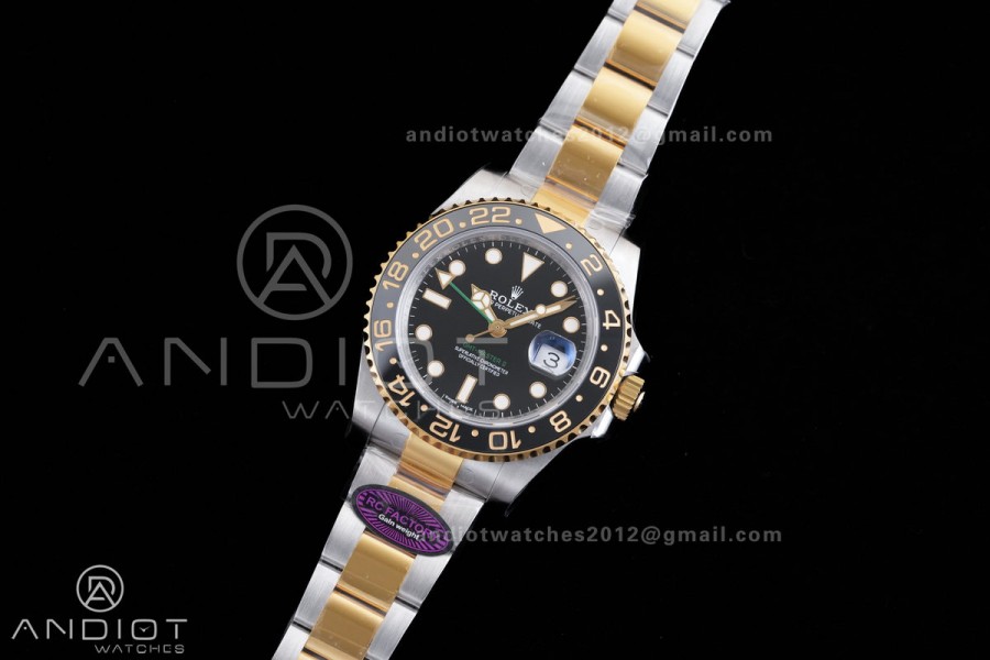 GMT Master II 126713 GRNR 904L SS RCF 1:1 Best Edition on Jubilee Bracelet SH3285