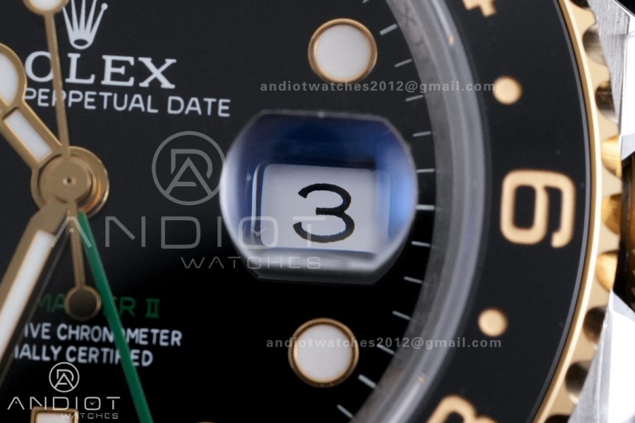 GMT Master II 126713 GRNR 904L SS RCF 1:1 Best Edition on Jubilee Bracelet SH3285