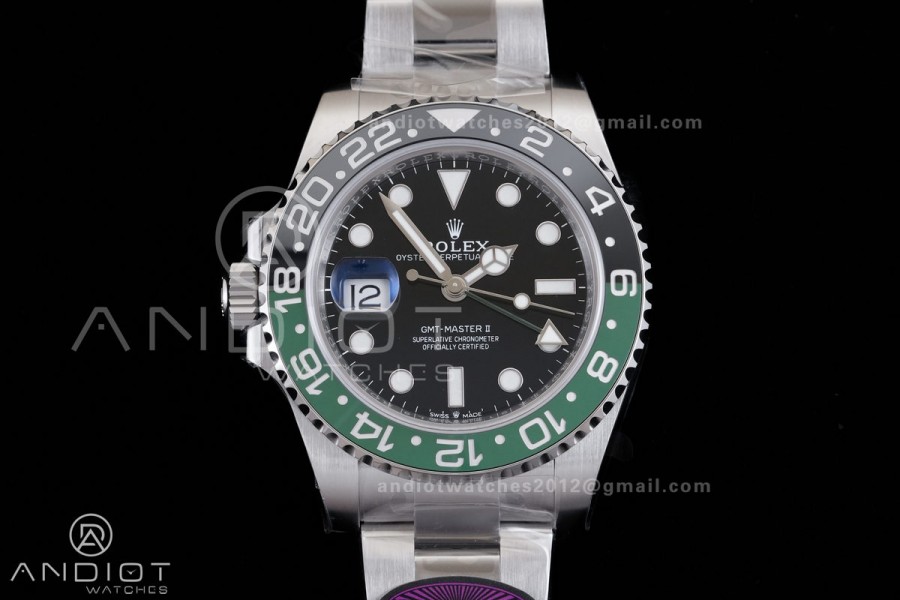GMT-Master II 126720 VTNR 904L Steel RCF 1:1 Sprite Best Edition on Jubilee Bracelet SH3285