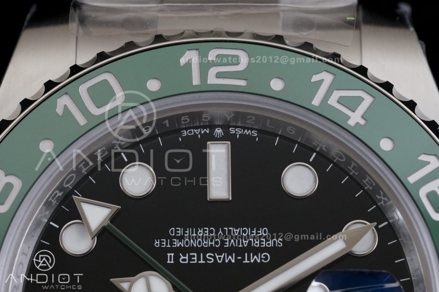 GMT-Master II 126720 VTNR 904L Steel RCF 1:1 Sprite Best Edition on Jubilee Bracelet SH3285