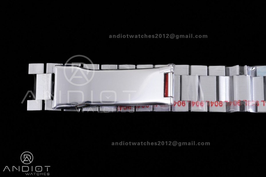 Day Date 128239 Gain Weight QF 1:1 Best Edition Cherry Red Dial Stick Marker On President Bracelet VR3255