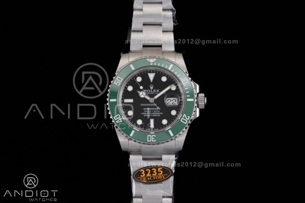 Submariner 41mm Starbucks 126610 LV Green Ceramic 904L Steel QF 1:1 Best Edition QF3235