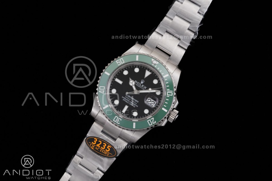 Submariner 41mm Starbucks 126610 LV Green Ceramic 904L Steel QF 1:1 Best Edition QF3235
