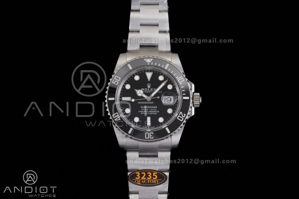 Submariner 41mm 126610 LN Black Ceramic 904L Steel QF 1:1 Best Edition QF3235