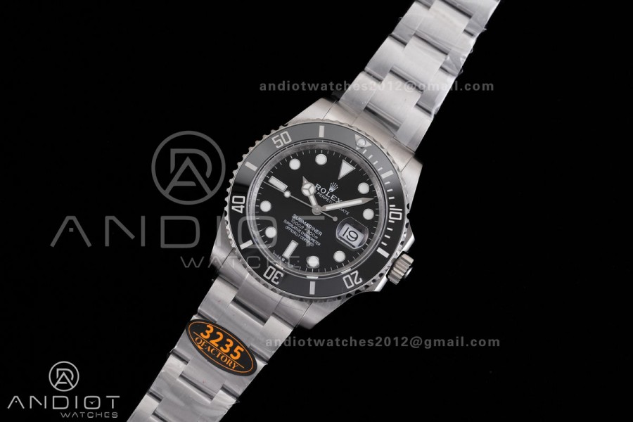 Submariner 41mm 126610 LN Black Ceramic 904L Steel QF 1:1 Best Edition QF3235