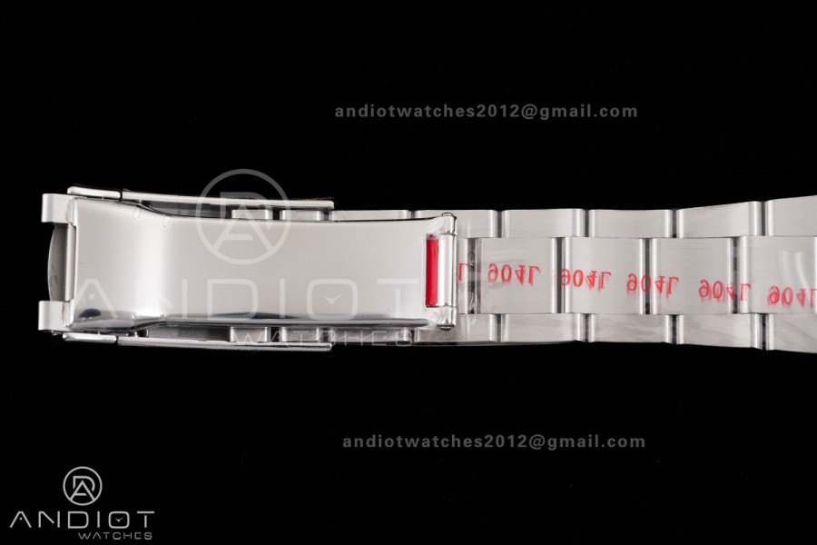 DateJust 41 126334 RCF 1:1 Best Edition 904L Steel Grey Diamonds Dial on Oyster Bracelet RC3235