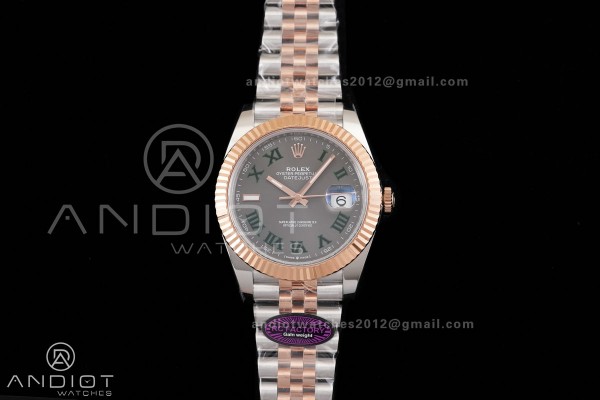 DateJust 41 126331 SS/RG RCF 1:1 Best Edition 904L...
