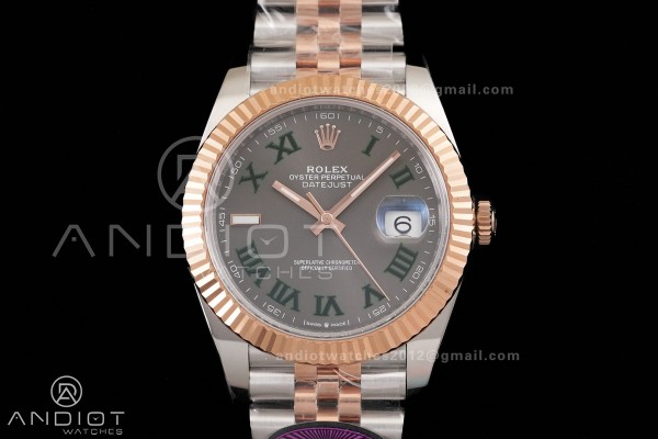 DateJust 41 126331 SS/RG RCF 1:1 Best Edition 904L...