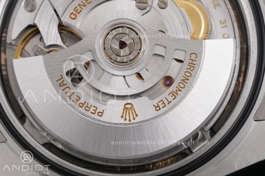 DateJust 41 126334 RCF 1:1 Best Edition 904L Steel Black Diamonds Dial on Oyster Bracelet RC3235