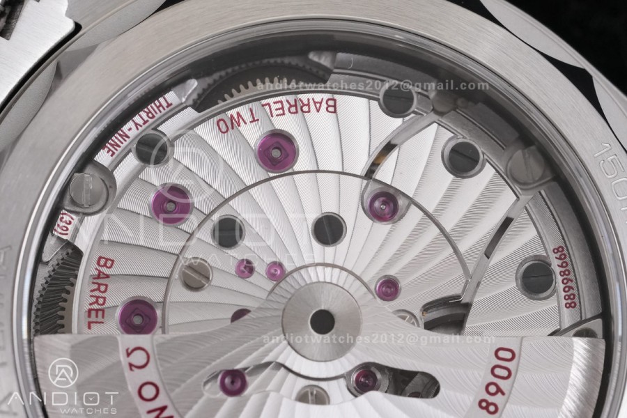 Aqua Terra 150M Master Chronometers VSF 1:1 Best Edition Light Blue Dial Blue Hand on SS Bracelet A8900 Super Clone