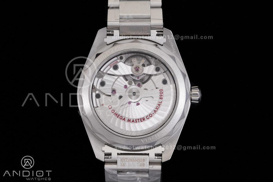 Aqua Terra 150M Master Chronometers VSF 1:1 Best Edition Light Blue Dial Blue Hand on SS Bracelet A8900 Super Clone