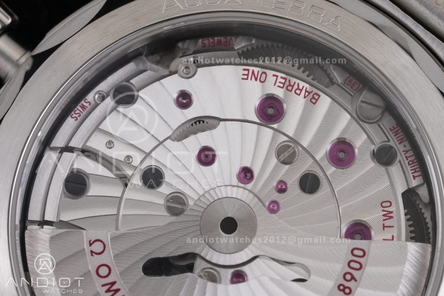 Aqua Terra 150M Master Chronometers VSF 1:1 Best Edition Light Blue Dial Blue Hand on SS Bracelet A8900 Super Clone