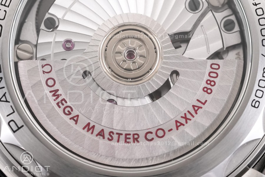 Planet Ocean 39.5mm Black Ceramic Bezel SS V4 VSF 1:1 Best Edition Black Dial On SS Bracelet Super Clone Asian 8800