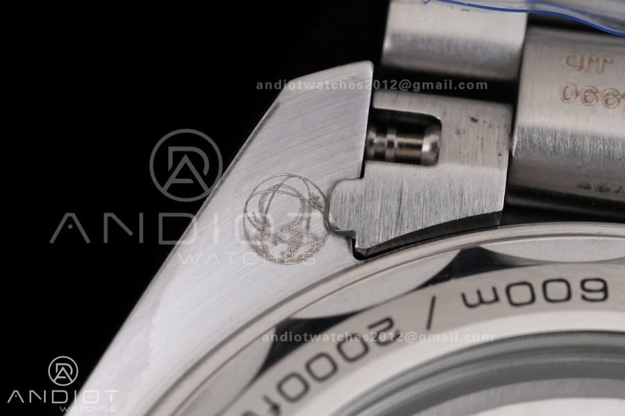 Planet Ocean 39.5mm Black Ceramic Bezel SS V4 VSF 1:1 Best Edition Black Dial On SS Bracelet Super Clone Asian 8800