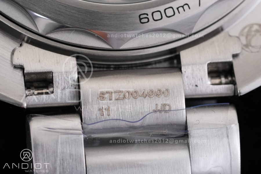 Planet Ocean 39.5mm Black Ceramic Bezel SS V4 VSF 1:1 Best Edition Black Dial On SS Bracelet Super Clone Asian 8800