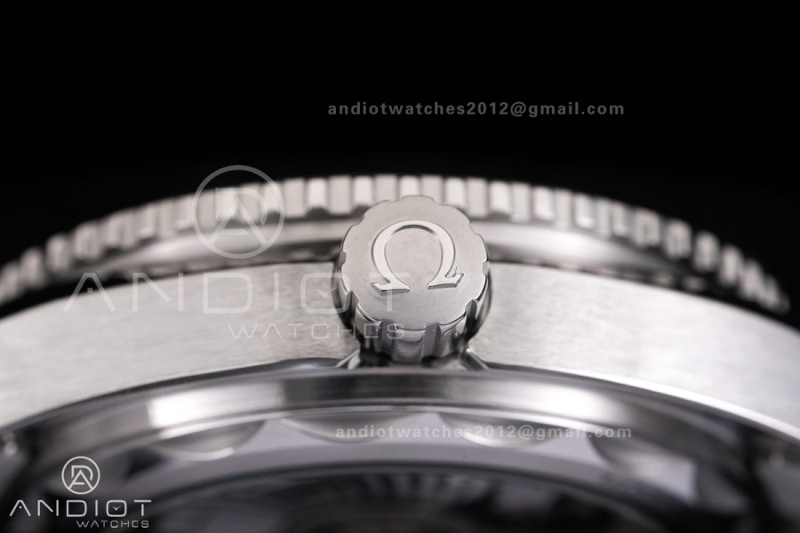 Planet Ocean 39.5mm Black Ceramic Bezel SS V4 VSF 1:1 Best Edition Black Dial On SS Bracelet Super Clone Asian 8800