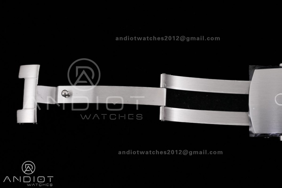 Planet Ocean 39.5mm Black Ceramic Bezel SS V4 VSF 1:1 Best Edition Black Dial On SS Bracelet Super Clone Asian 8800