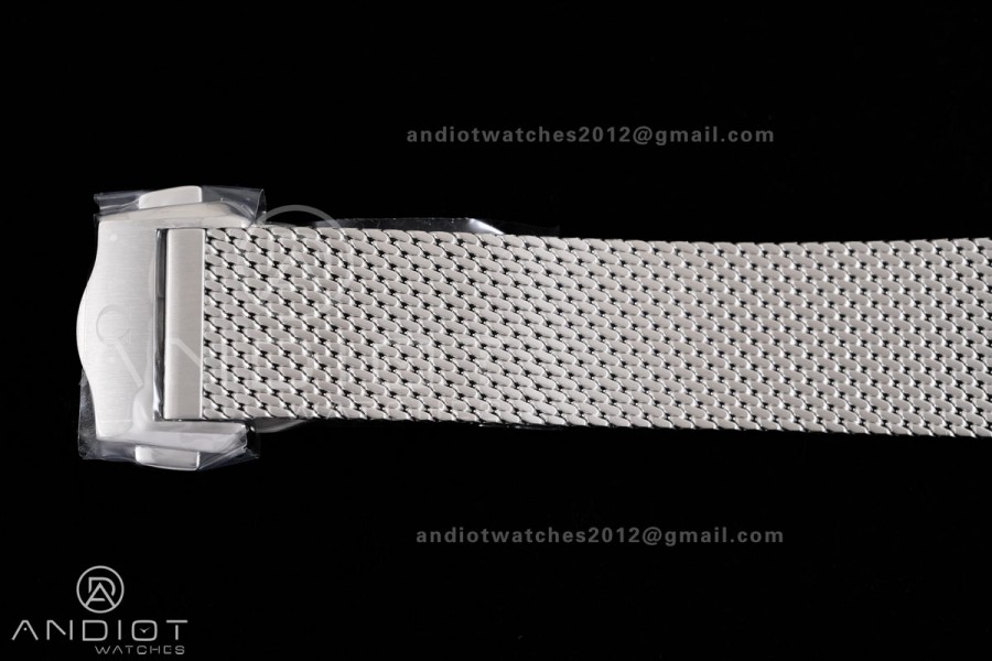 Seamaster 300M Diver SS VSF 1:1 Best Edition Black/Orange Dial on SS Mesh Bracelet VS8806 Super Clone