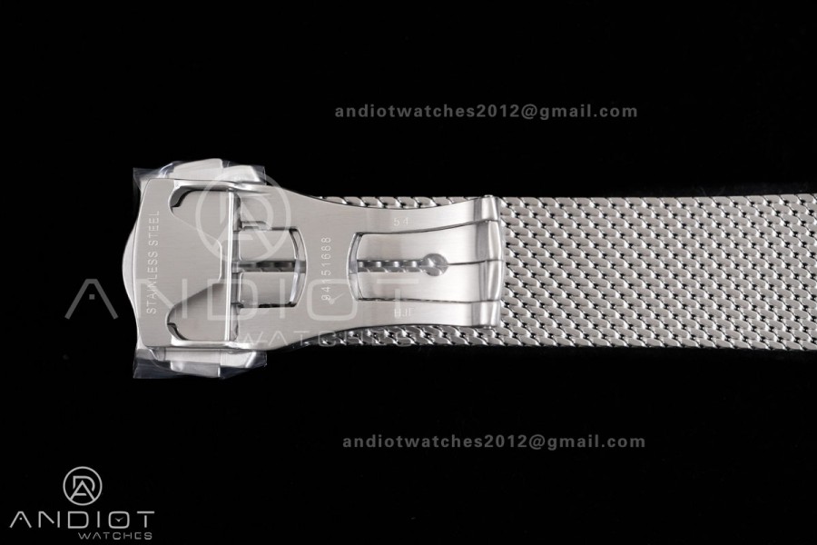 Seamaster 300M Diver SS VSF 1:1 Best Edition Black/Orange Dial on SS Mesh Bracelet VS8806 Super Clone