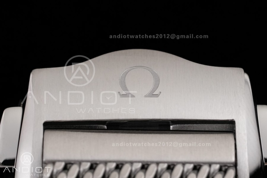 Seamaster 300M Diver SS VSF 1:1 Best Edition Black/Orange Dial on SS Mesh Bracelet VS8806 Super Clone