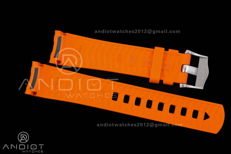 Seamaster 300M Diver SS VSF 1:1 Best Edition Black/Orange Dial on SS Mesh Bracelet VS8806 Super Clone