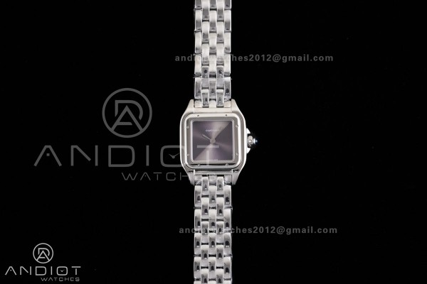 Panthère 22mm BVF 1:1 Best Edition SS Gray Sunburst Dial on SS Bracelet Ronda Quartz