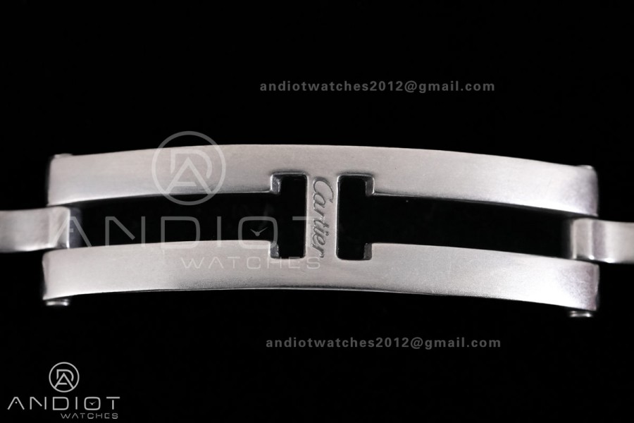 Panthère 22mm BVF 1:1 Best Edition SS Gray Sunburst Dial on SS Bracelet Ronda Quartz