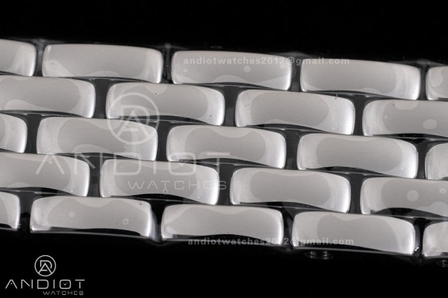 Panthère 22mm BVF 1:1 Best Edition SS Gray Sunburst Dial on SS Bracelet Ronda Quartz