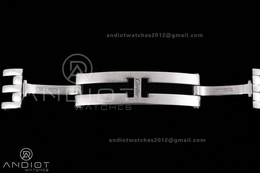 Panthère 22mm BVF 1:1 Best Edition SS Blue Sunburst Dial on SS Bracelet Ronda Quartz