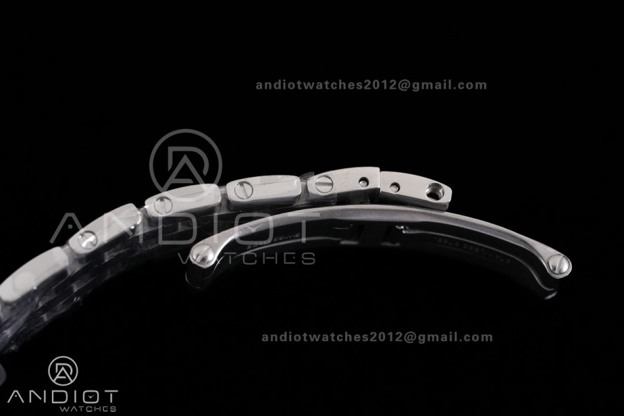 Panthère 22mm BVF 1:1 Best Edition SS Blue Sunburst Dial on SS Bracelet Ronda Quartz