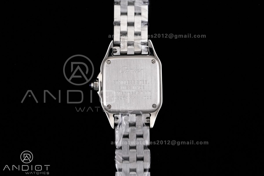 Panthère 22mm BVF 1:1 Best Edition SS Blue Sunburst Dial on SS Bracelet Ronda Quartz