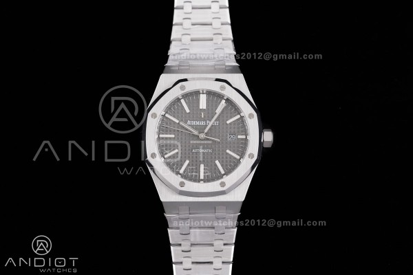 Royal Oak 41mm 15400 SS APSF 1:1 Best Edition Gray...