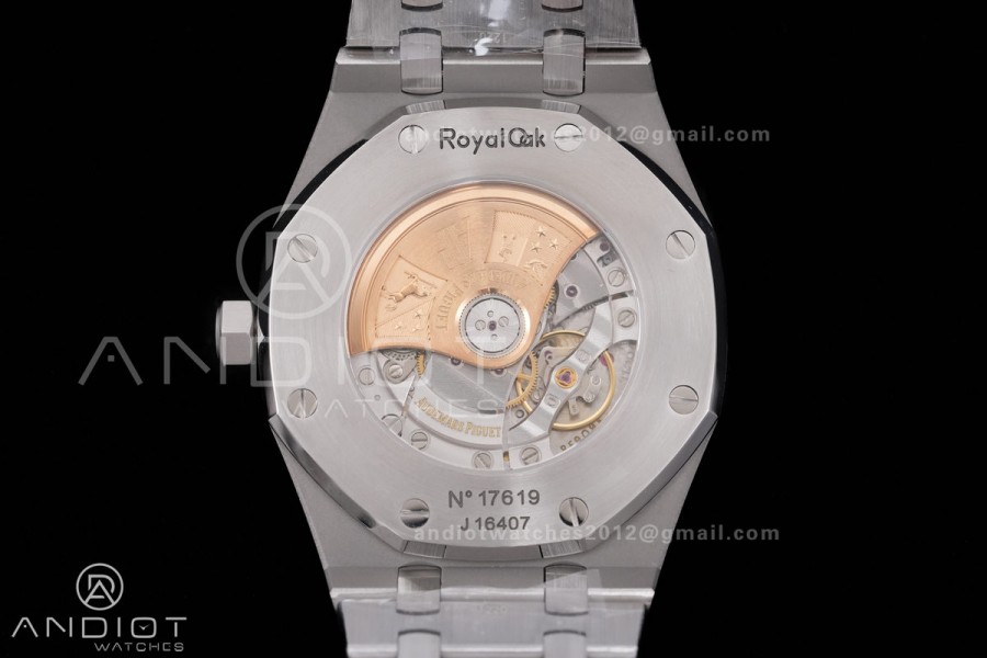 Royal Oak 41mm 15400 SS APSF 1:1 Best Edition Gray Textured Dial on SS Bracelet SA3120 Super Clone V3
