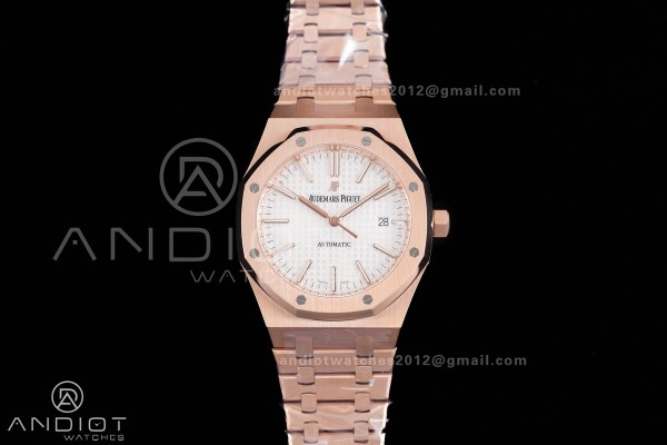 Royal Oak 41mm 15400 RG APSF 1:1 Best Edition Whit...