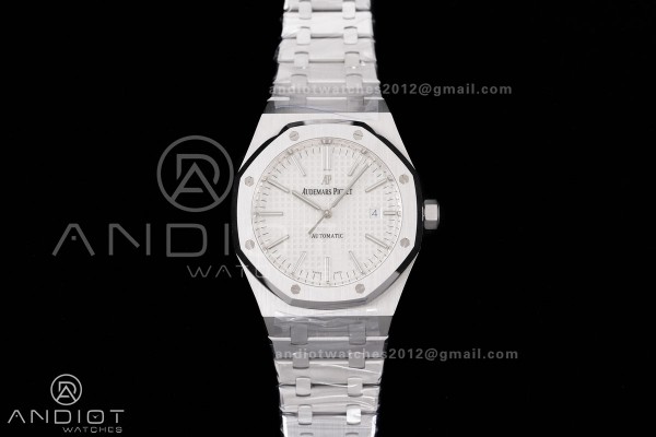 Royal Oak 41mm 15400 SS APSF 1:1 Best Edition Whit...