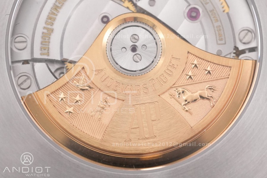 Royal Oak 41mm 15400 SS APSF 1:1 Best Edition White Textured Dial on SS Bracelet SA3120 Super Clone V3