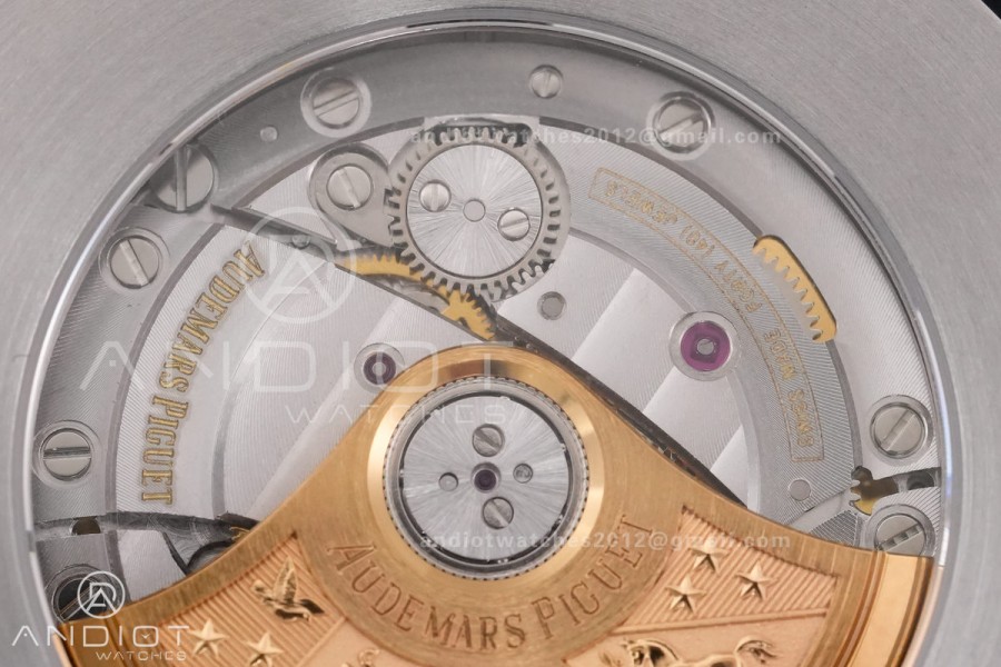 Royal Oak 41mm 15400 SS APSF 1:1 Best Edition White Textured Dial on SS Bracelet SA3120 Super Clone V3