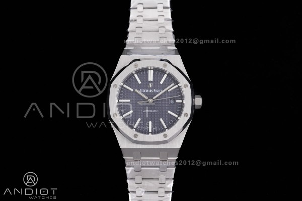 Royal Oak 41mm 15400 SS APSF 1:1 Best Edition Blue...