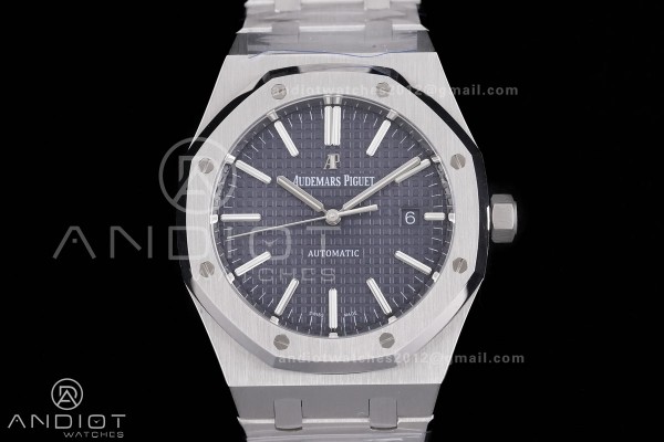 Royal Oak 41mm 15400 SS APSF 1:1 Best Edition Blue...