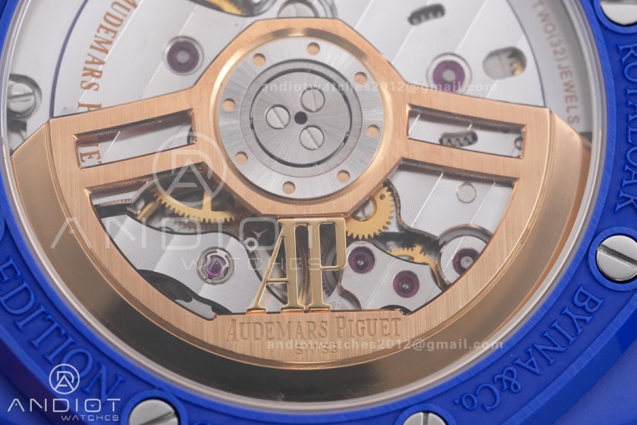Royal Oak 15500 Blue Ceramic APSF 1:1 Best Edition Takashi Murakami SA4302 Super Clone