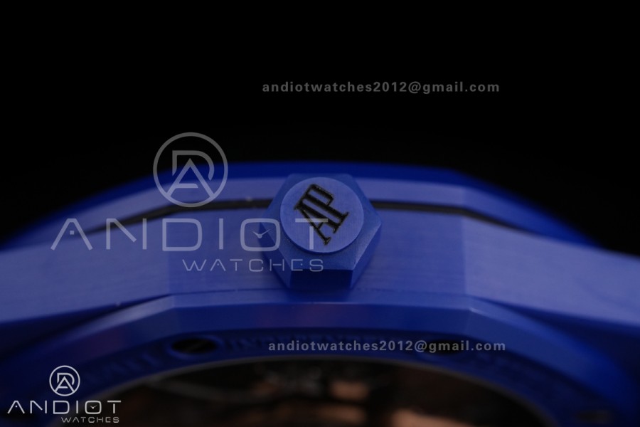 Royal Oak 15500 Blue Ceramic APSF 1:1 Best Edition Takashi Murakami SA4302 Super Clone