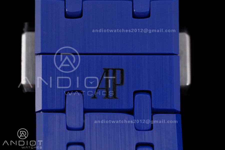Royal Oak 15500 Blue Ceramic APSF 1:1 Best Edition Takashi Murakami SA4302 Super Clone