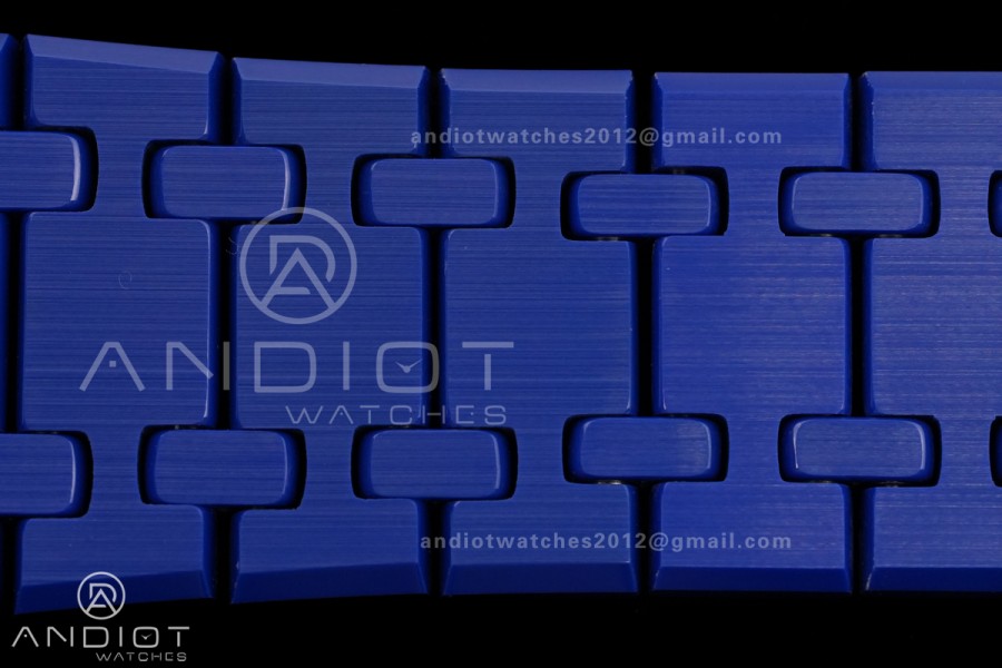 Royal Oak 15500 Blue Ceramic APSF 1:1 Best Edition Takashi Murakami SA4302 Super Clone